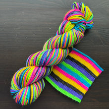 Load image into Gallery viewer, 90s Kid - Self Striping Merino Nylon Sock & DK