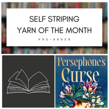 Load image into Gallery viewer, Dyed To Order - December Self Striping Sock Set - Self Striping Merino Nylon Sock