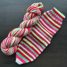 Load image into Gallery viewer, The Magic Of Christmas - Self Striping Merino Nylon Sock & DK