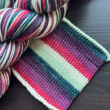 Load image into Gallery viewer, Royal Christmas - Self Striping Merino Nylon Sock & DK