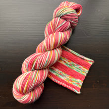 Load image into Gallery viewer, Dyed To Order - Self Striping Merino Nylon Sock