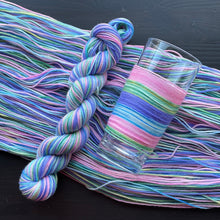 Load image into Gallery viewer, 50 Gram Mini - Plant. Grow. Bloom. - Self Striping Merino Nylon Sock
