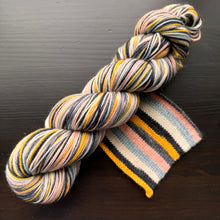 Load image into Gallery viewer, Let Sparks Fly - Self Striping Merino Nylon Sock