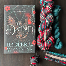 Load image into Gallery viewer, Book Inspired Dyed To Order - Self Striping Merino Nylon Sock