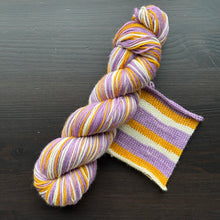 Load image into Gallery viewer, Of Quartz I Adore You - Self Striping Merino Nylon Sock & DK