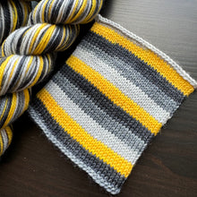 Load image into Gallery viewer, 50 Gram Mini - Haunted House - Self Striping Merino Nylon Sock