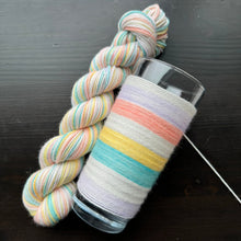 Load image into Gallery viewer, 50 Gram Mini - Age Is Just A Number - Self Striping Merino Nylon Sock
