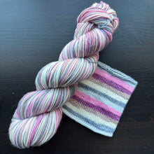 Load image into Gallery viewer, Dyed To Order - Self Striping Merino Nylon Sock