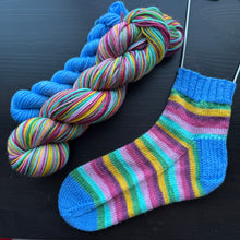 Load image into Gallery viewer, Dyed To Order - Be Bold, Be Brave, Be You Self Striping Sock Set - Self Striping Merino Nylon Sock