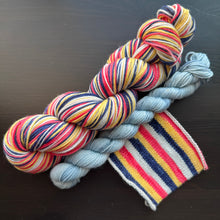 Load image into Gallery viewer, Go, Sports! Sock Set - Self Striping Merino Nylon Sock