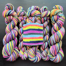 Load image into Gallery viewer, Wear The Damn Swimsuit - Self Striping Merino Nylon Sock