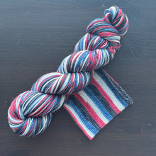 Load image into Gallery viewer, An Unreliable Narrator - Book Genre Collection - Self Striping Merino Nylon Sock & DK