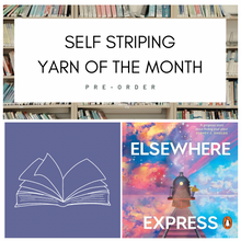 Load image into Gallery viewer, Dyed To Order - January Self Striping Sock Set - Self Striping Merino Nylon Sock