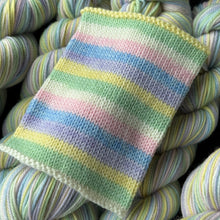 Load image into Gallery viewer, Where My Peeps At? - Self Striping Merino Nylon Sock & DK