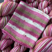 Load image into Gallery viewer, Cherry Blossom - Self Striping Merino Nylon Sock & DK