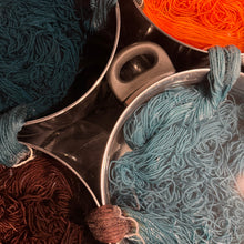 Load image into Gallery viewer, Woodland Pumpkins - Self Striping Merino Nylon Sock & DK