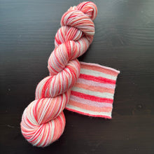 Load image into Gallery viewer, Dyed To Order - Self Striping Merino Nylon Sock