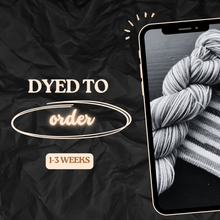 Load image into Gallery viewer, Dyed To Order - Self Striping Merino Nylon Sock