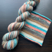 Load image into Gallery viewer, All A Flutter - Self Striping Merino Nylon Sock & DK