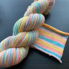 Load image into Gallery viewer, Spring Flowers - Self Striping Merino Nylon Sock & DK