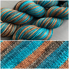 Load image into Gallery viewer, 50 Gram Mini - Deserted - Self Striping Merino Nylon Sock