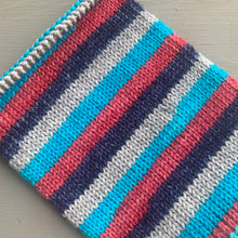 Load image into Gallery viewer, 50 Gram Mini - Snow Day - Self Striping Merino Nylon Sock