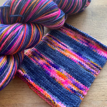 Load image into Gallery viewer, Dyed To Order - Self Striping Merino Nylon Sock