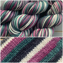 Load image into Gallery viewer, A Single Peony - Self Striping Merino Nylon Sock