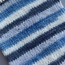 Load image into Gallery viewer, Ghostly - Self Striping Merino Nylon Sock