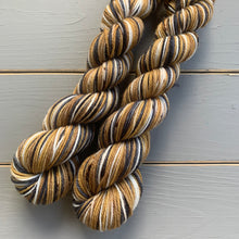 Load image into Gallery viewer, 50 Gram Mini - Tea Time - Self Striping Merino Nylon Sock