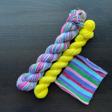 Load image into Gallery viewer, Embracing The Chaos Self Striping Sock Set - Self Striping Merino Nylon Sock
