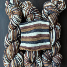 Load image into Gallery viewer, Practically Magical - Self Striping Merino Nylon Sock &amp; DK
