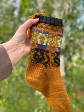 Load image into Gallery viewer, Brew Of Witches Tonal Sock Yarn Kit - No Pattern - Self Striping Merino Nylon Sock
