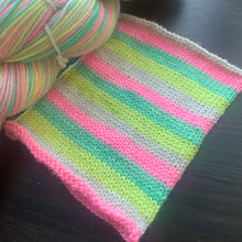 Load image into Gallery viewer, Pastel Party - Self Striping Merino Nylon Sock &amp; DK

