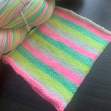Load image into Gallery viewer, SECONDS - Pastel Party - Self Striping Merino Nylon Sock
