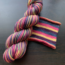 Load image into Gallery viewer, Sweet &amp; Spicy - Self Striping Merino Nylon Sock
