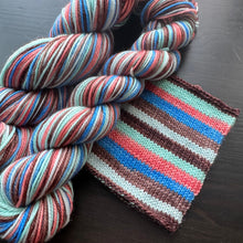 Load image into Gallery viewer, Enjoy The Little Things - Self Striping Merino Nylon Sock
