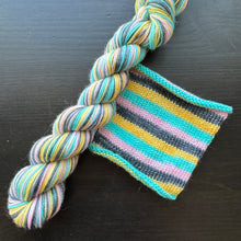 Load image into Gallery viewer, Ice Cream Shoppe - Self Striping Merino Nylon Sock &amp; DK
