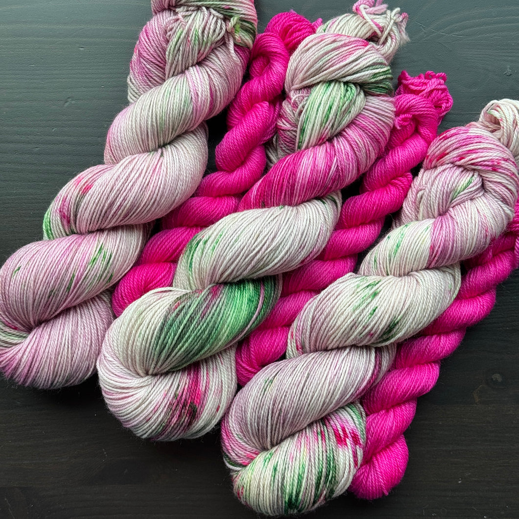 Making Spirits Bright Sock Set - Merino Nylon Sock