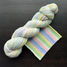 Load image into Gallery viewer, Where My Peeps At? - Self Striping Merino Nylon Sock
