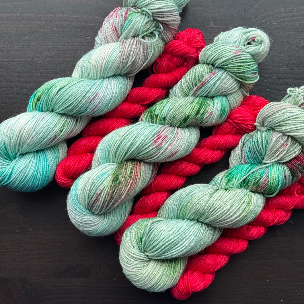 Jingle Bells Sock Set - Merino Nylon Sock