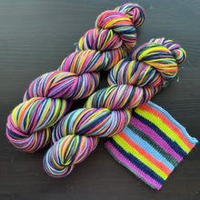 Load image into Gallery viewer, Wear The Damn Swimsuit - Self Striping Merino Nylon Sock
