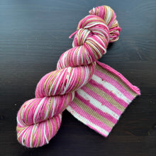 Load image into Gallery viewer, Cherry Blossom - Self Striping Merino Nylon Sock &amp; DK
