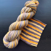 Load image into Gallery viewer, Pumpkin Patch - Self Striping Merino Nylon Sock &amp; DK
