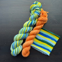 Load image into Gallery viewer, The Do-Over - Self Striping Merino Nylon Sock
