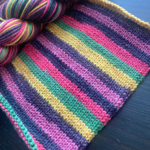 Load image into Gallery viewer, I Put A Spell On You - Self Striping Merino Nylon Sock &amp; DK
