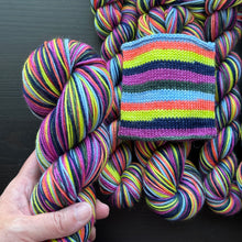 Load image into Gallery viewer, Wear The Damn Swimsuit - Self Striping Merino Nylon Sock
