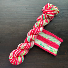 Load image into Gallery viewer, Ho Ho Ho! - Self Striping Merino Nylon Sock &amp; DK
