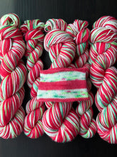 Load image into Gallery viewer, Ho Ho Ho! - Self Striping Merino Nylon Sock &amp; DK
