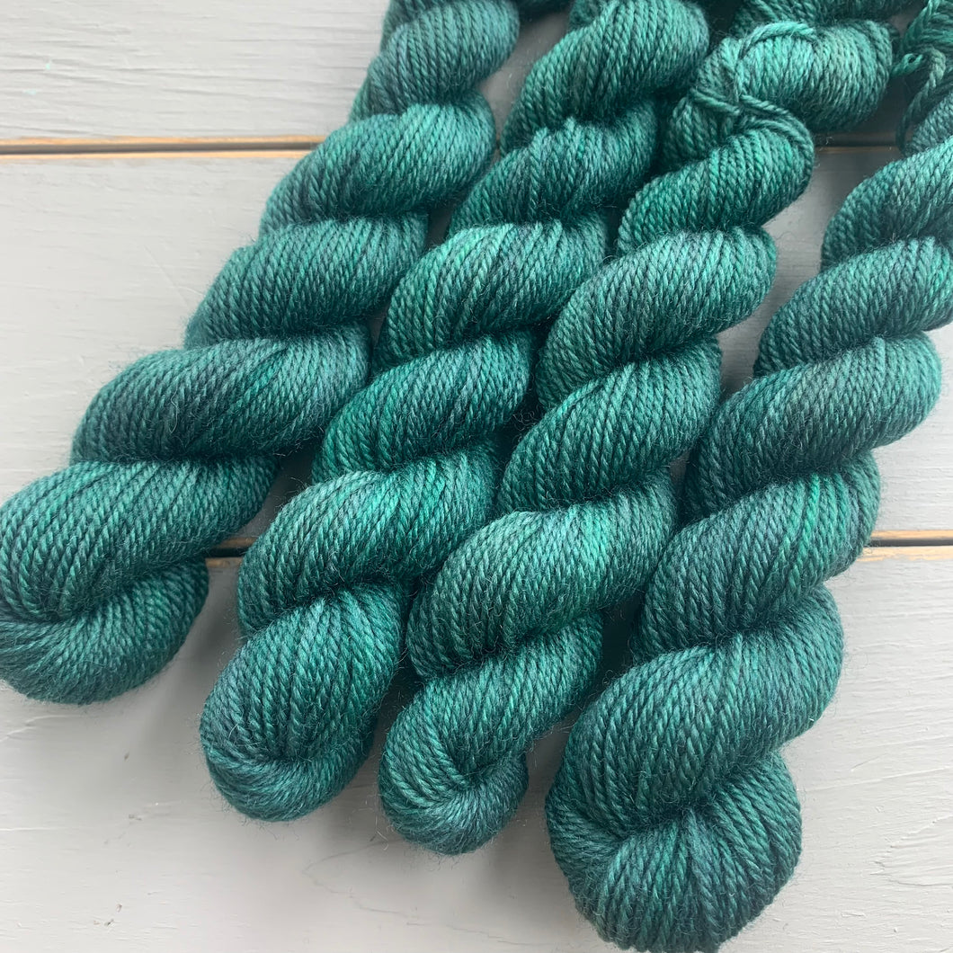 25 Gram Mini - Pine - Merino Nylon Sock